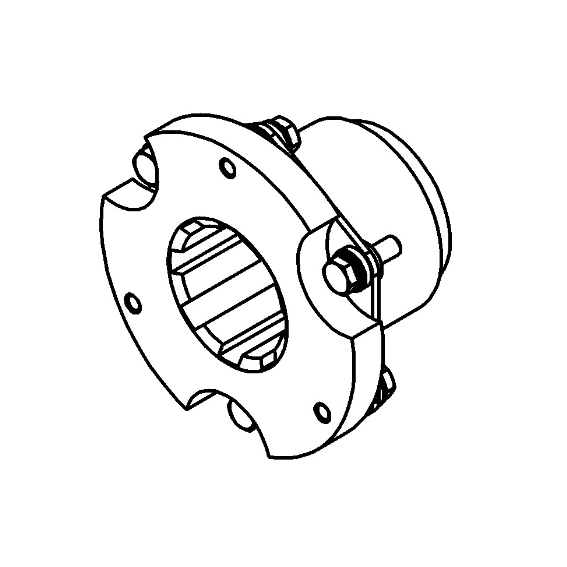 4CB344816 - SHAFT COUPLING 42/48 MM