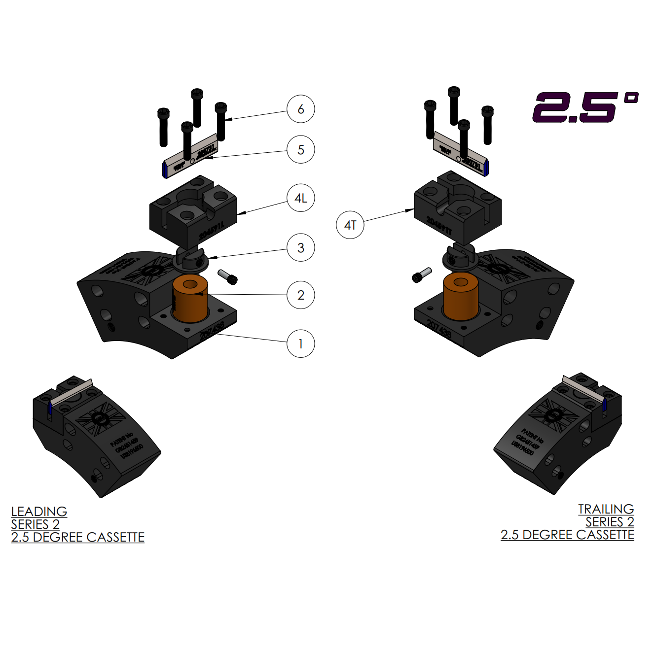 4CB345800 - SHOK BLOK ASSY SET