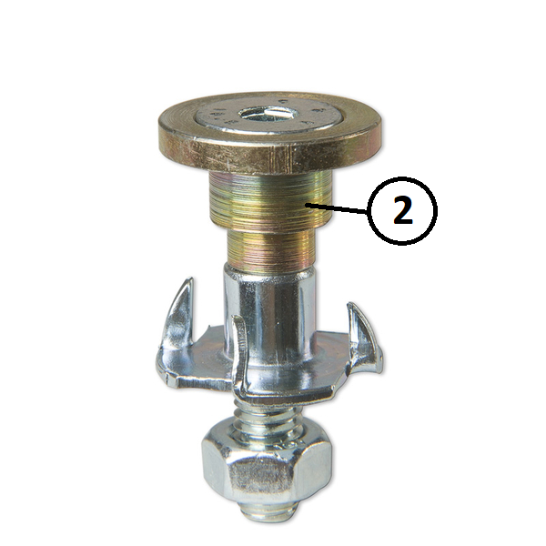 APS-ITM0010065 - MUSHROOM SCREW, SET OF 20