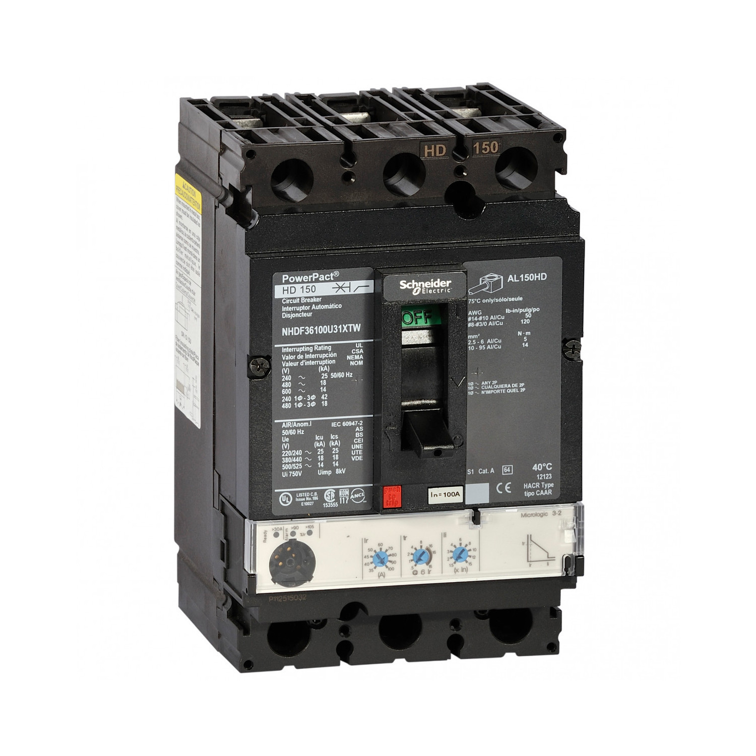 APS-ITM0055227 - CIRCUITBREAKER PWRPACT HG150